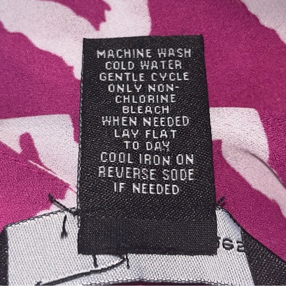 Riley + James Zigzag Tunic Blouse Size XL |Chevron Print | Flowy Long Sleeve Top - Picture 6 of 6